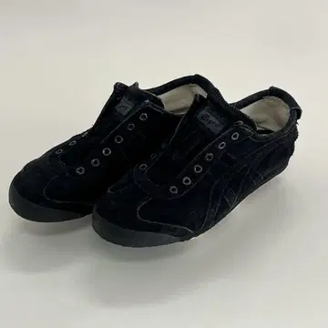 오니츠카타이거 멕시코66 슬립온 블랙 스웨이드 23.5cm