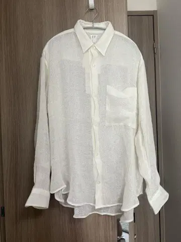 [seya.] ETERNAL SHIRT/ LINEN MESH/ SALT