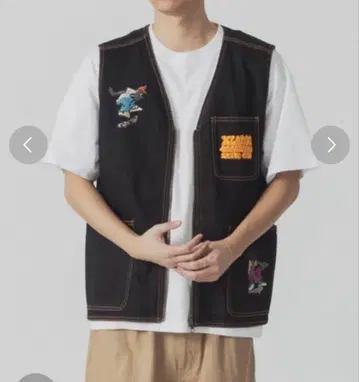 XLARGExCRENSHAW SKATE CLUB 데님 베스트