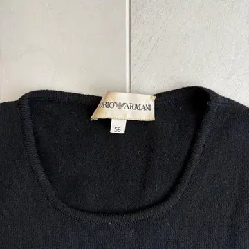 새상품급 90s EMPORIO ARMANI 블랙 니트 56