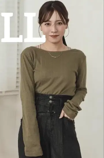 시마무라 yumi 가디건 LL 온라인 한정판 카키 tal by
