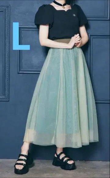 치하루 시마무라 안나 샤샤 스커트 L 사이즈