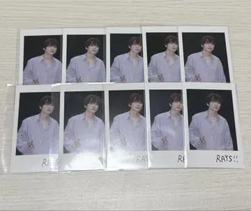 후카사와 타츠야 SnowMan 폴라로이드풍 카드 RAYS