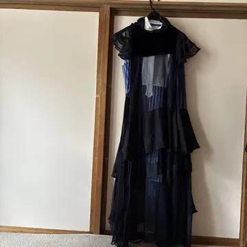 sacai 명작 레이어드 원피스 프릴 소매 포함