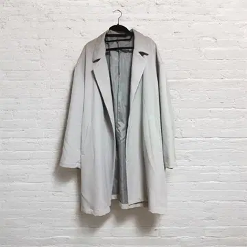 생산 종료품 tk. 라이트 그레이 롱 코트