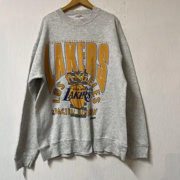 80s USA제 NBA LA LAKERS 맨투맨 그레이 L 사이즈 정도