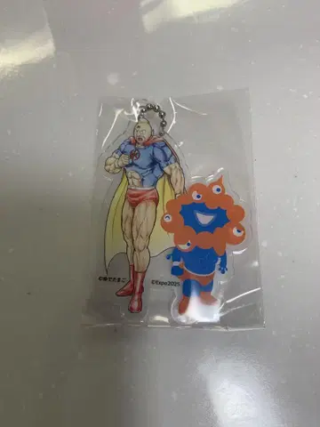 오사카 간사이 만박 근육맨 미야쿠미야쿠 콜라보 아크릴 키링
