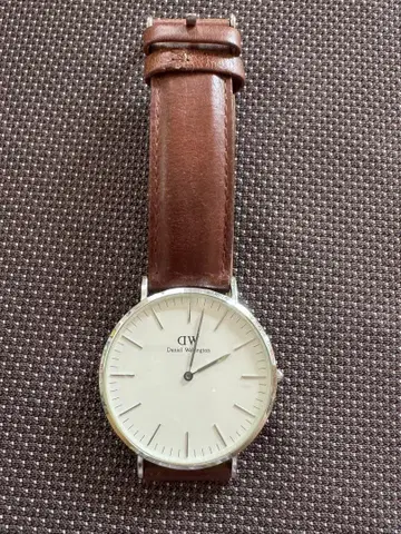 Daniel Wellington DW 손목시계 실버/브라운