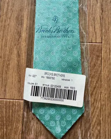 새상품 미사용 Brooks Brothers 넥타이