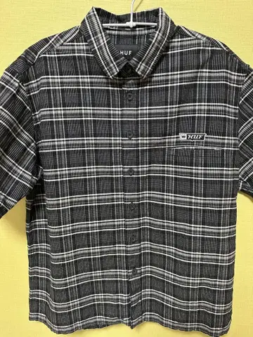 HUF 반팔 MILLENNIUM PLAID OMBRE SHIRT