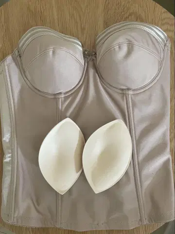 C70 세모아 브라이덜 이너 노블 롱 뷔스티에 패드 포함