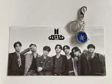 BTS FESTA 2025 시계 카라비너+혜택 엽서