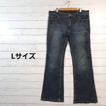 부츠컷 데님 다크 블루 남성용 L /51