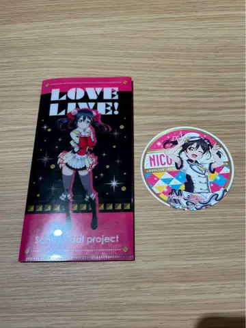 러브 라이브! 야자와 니코 클리어 파일 스티커 코스터 GiGO