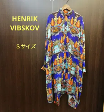 HENRIK VIBSKOV 실크 셔츠 원피스 72-0913-2A