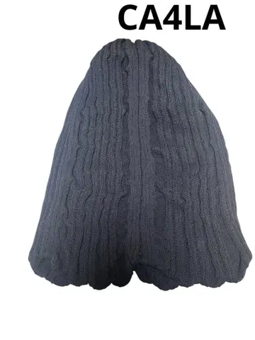 Ca4la 니트 모자 면 코튼 블랙