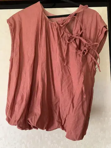 nest Robe 업사이클 리노 슬리브리스 상의 F 핑크