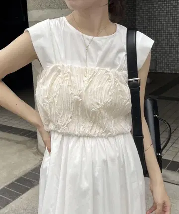 [ Used ] 카프리슈 마쥬 라인 레이스 뷔스티에 에크루