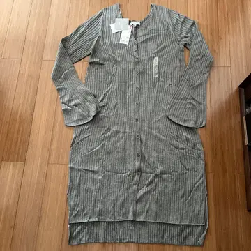 UNIQLO 크로마메고우치 3D 니트 리브 롱 가디건 L 택 포함 새상품