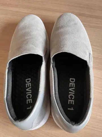 AOURE DEVICE1 슬립온 스웨이드 그레이