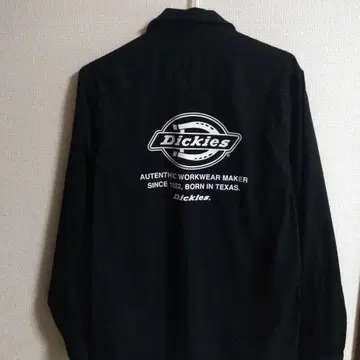 Dickies 블랙 긴팔 텍사스