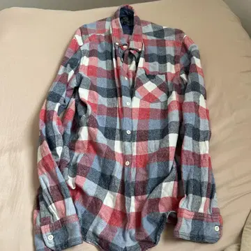 BEAMS HEART 체크 무늬 셔츠 XL