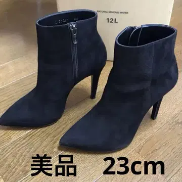 새상품급 다이애나 여성용 하이힐 부츠 블랙
