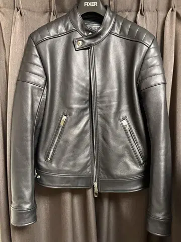 Fixer F2 leather 50 가죽 자켓 라이더 요시마사 호시바