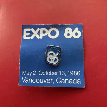 EXPO 86 로고 핀 밴쿠버