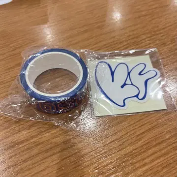INI 후지마키 쿄스케 캡슐 토이 마스킹 테이프 스티커