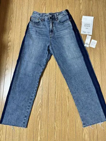 가격 인하! 글로벌 워크 스트레이트 데님 택 포함 새상품