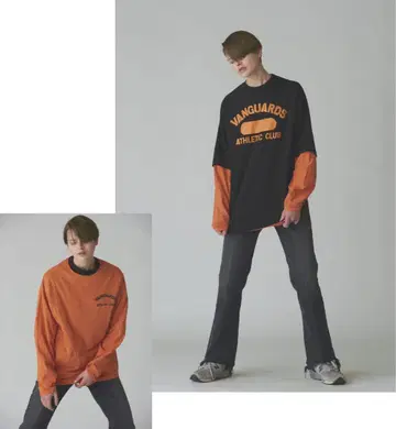 INSCRIRE 클리어 VAN VANGUARDS LAYERED TEE