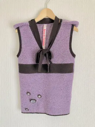 새상품급 아쿠아걸 수입 니트 베스트