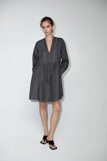 ZARA 원피스 그레이
