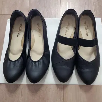 아치 네이비 여성용 펌프스 2켤레 세트 24.5cm