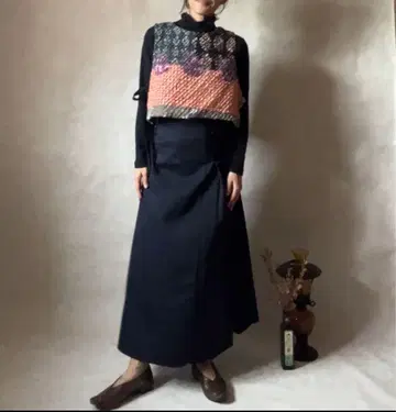 핸드 블록 프린트 기하학 패턴 퀼트 베스트