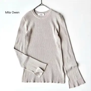 Mila Owen 코튼 리브 니트