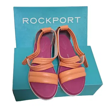 ROCKPORT 오렌지 핑크 샌들