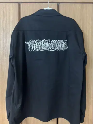 새상품급 Kustomstyle 블랙 긴팔 셔츠 L