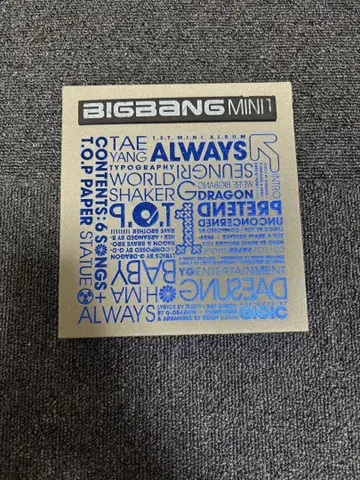 BIGBANG MINI 1 1st Mini Album always