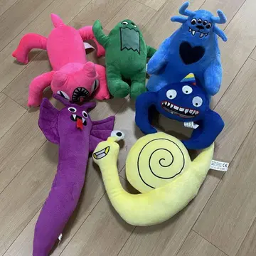 가든 오브 뱀뱀 봉제 인형 6종 세트