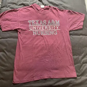 [구제 의류] 텍사스 A&M 대학 간호 T셔츠