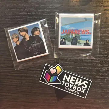 NEWS 스퀘어 캔뱃지 조이폴리스
