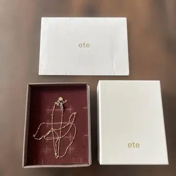 ete K10YG 페탈 체인 목걸이