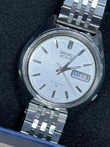 SEIKO5 ACTUS 자동 와인딩 21 주얼 DAY DATE 가동품