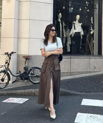 ranclic 롱 스커트