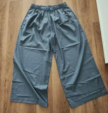 무인양품 이지 와이드 팬츠 XL 그레이