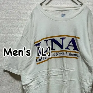 HC28 [US 수입] USA 반팔T셔츠 [남성용 L] 화이트