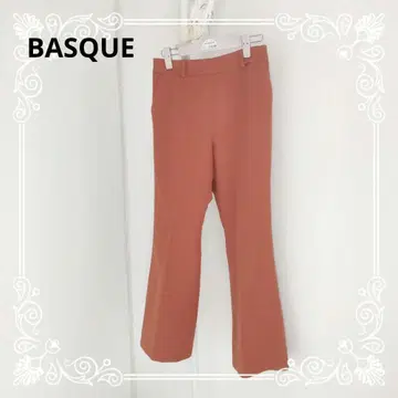 a1126 BASQUE 오렌지 슬랙스 F 사이즈 심플