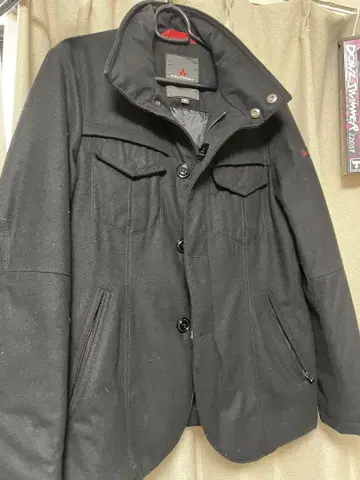 PEUTEREY 블랙 다운 자켓 46